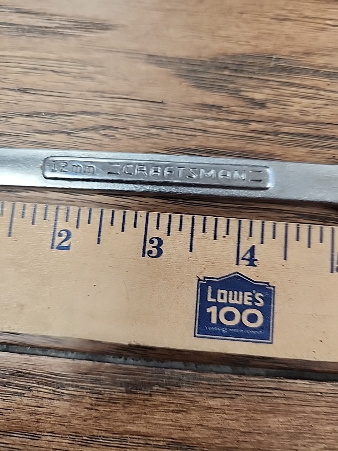 Craftsman Combination Wrench 12MM Metric 12 Point VV 42916 Vtg Forged in USA