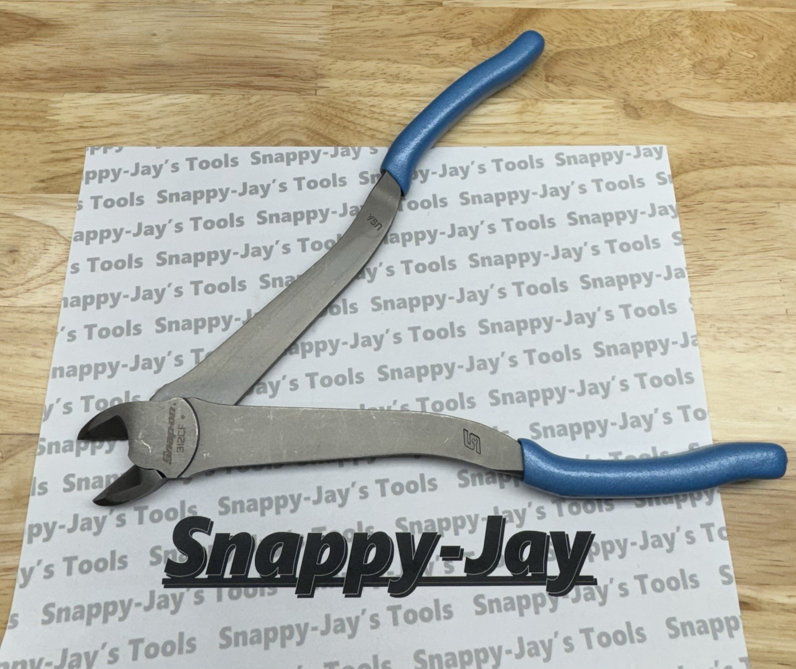 Snap-on Tools USA NEW PEARL BLUE 11″ VectorEdge Heavy-Duty Diagonal Cutter 312CF