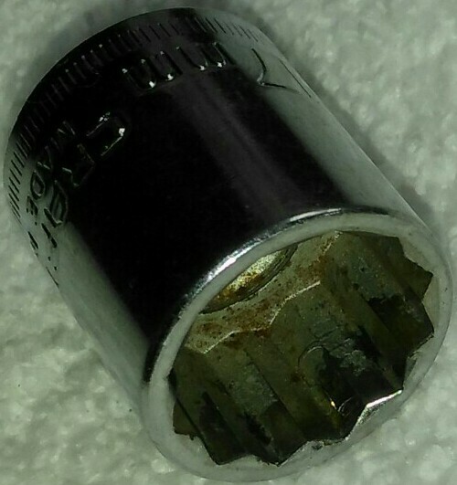 Craftsman 17mm Socket 12 pt 3/8 Drive -v- 44307 USA