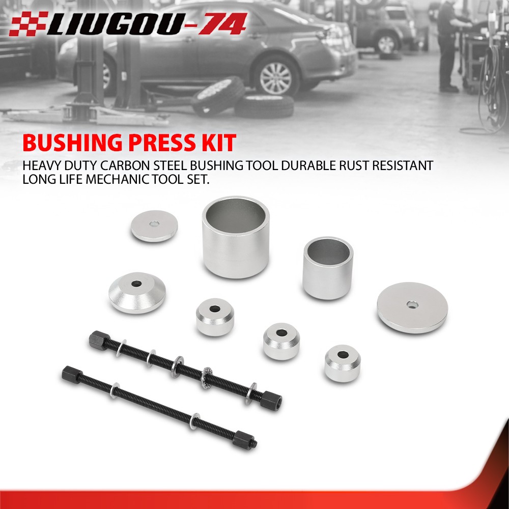 Bushing Press Kit Bushing Puller Tool With Storage Case Fit For Volkswagen Audi