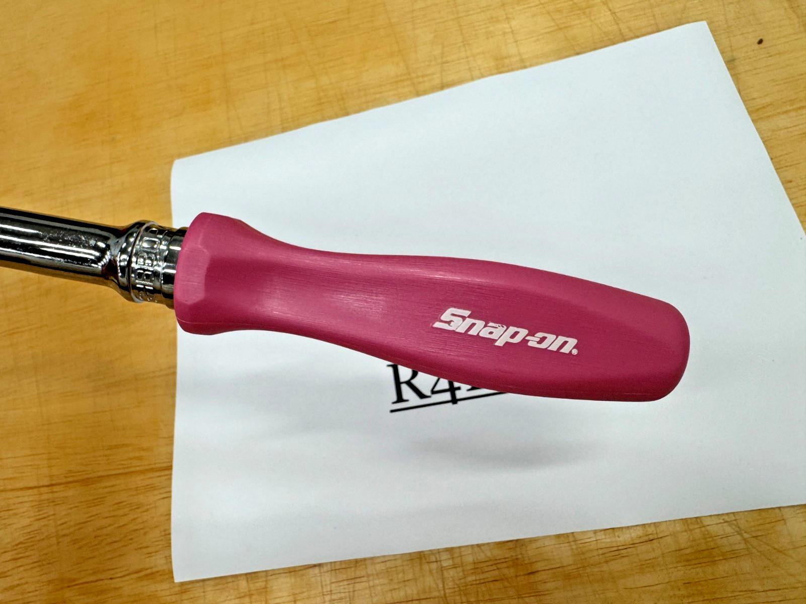 Snap-on Tools USA PINK PEARL 1/2″ Drive Hard Grip Handle Breaker Bar SHBBD24PP
