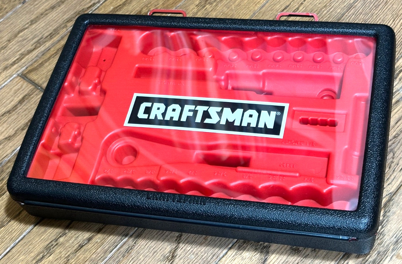 Craftsman Tools CASE ONLY 3/8″ Drive Metric SAE Socket Ratchet Set Storage Tray