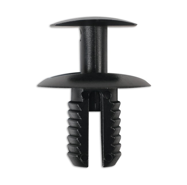CONNECT 36322 Push Rivet 50 Pieces Black Nylon Fits Mercedes Benz Seat Skoda VW