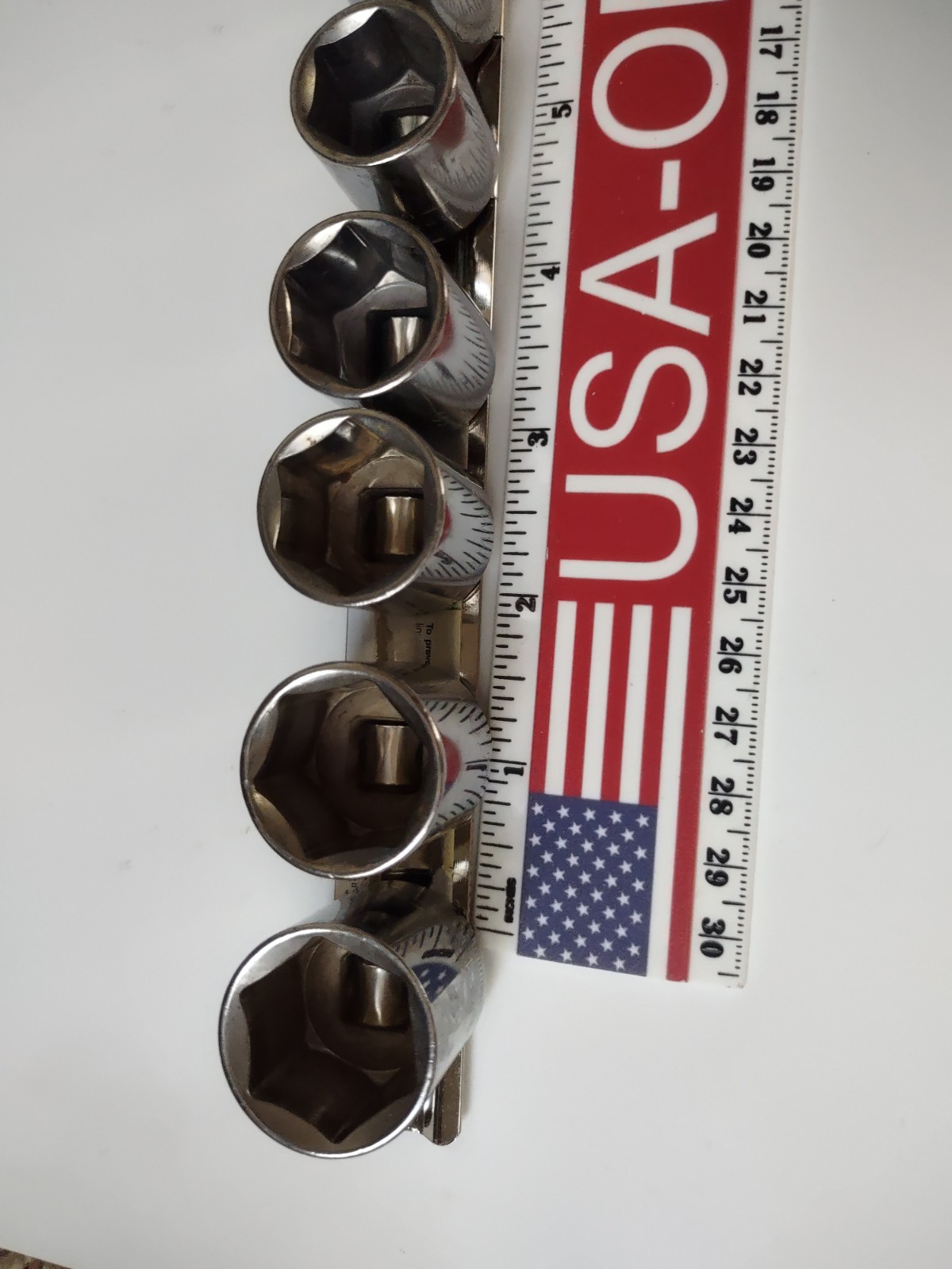 Craftsman USA 14 piece metric sockets 3/8” drive 6 point 7mm-21mm