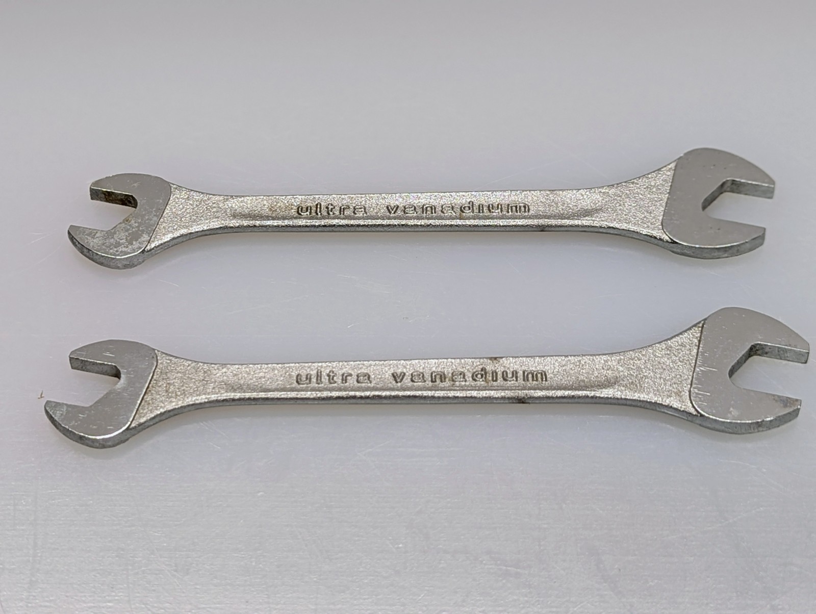 Two – Vintage ETERNUM Brand #522 metric Open-end Wrench 10mm and 11mm