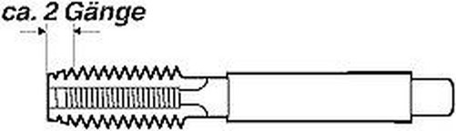 Metric HSS Hand Taps M12 x 1.75 12 mm Tap Bottom Lead LH Left hand