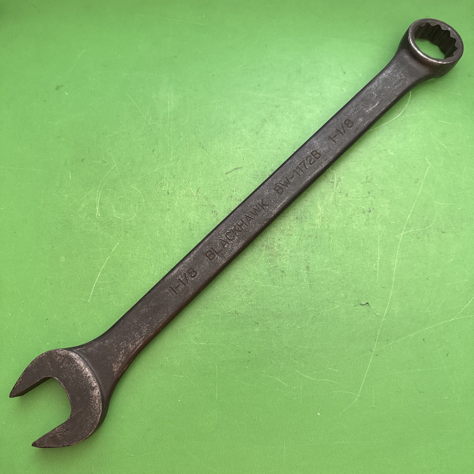 Blackhawk USA 12 Point SAE 1-1/8″ Industrial Finish Combination Wrench BW-1172B