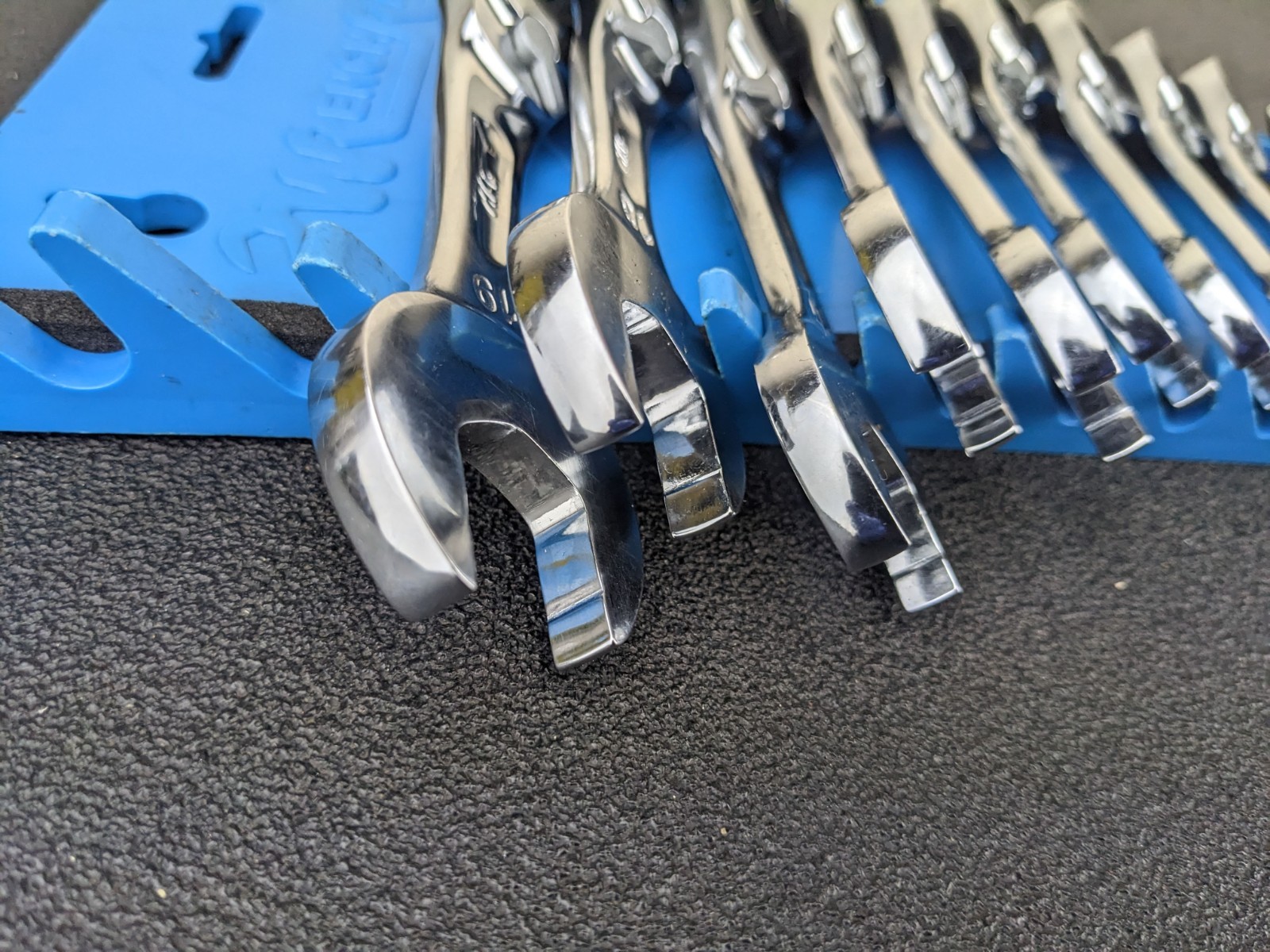 #bo789 Mac Tools SRWMS146PT 14pc Metric 6 Point Stubby Ratcheting Wrench Set