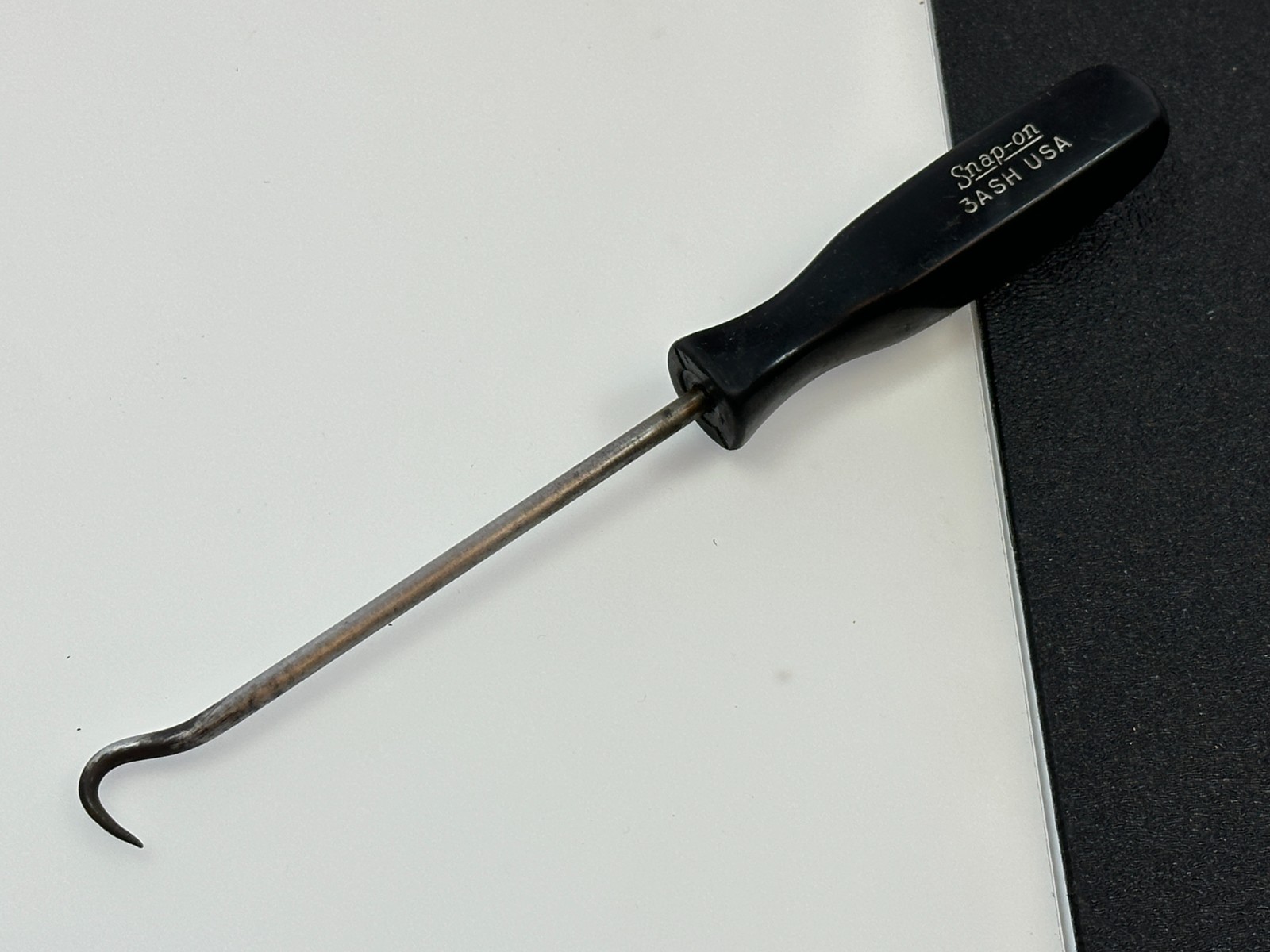 Snap On Tools USA 3ASH Black Hard Handle Miniature Hook Pick