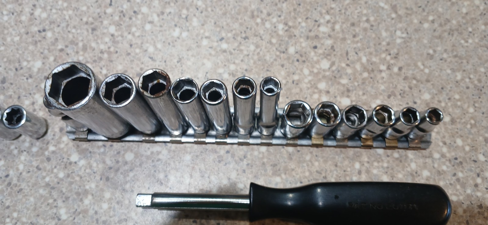 Snap On 1/4 Socket Set SAE 6pt 8pt Shallow Deep Ratchet TM70B TM4A TM10F