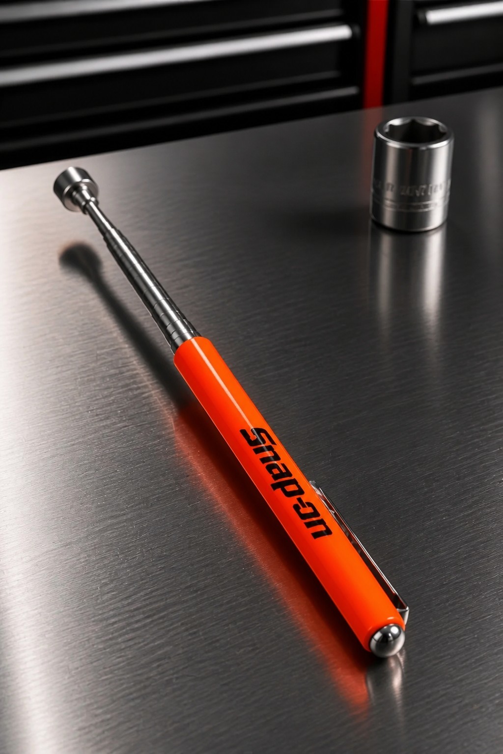 3X PROMO For Snap-on Tools MAGNETIC PICK UP TOOL TELESCOPING UP TO 21″ ORANGE 🟠