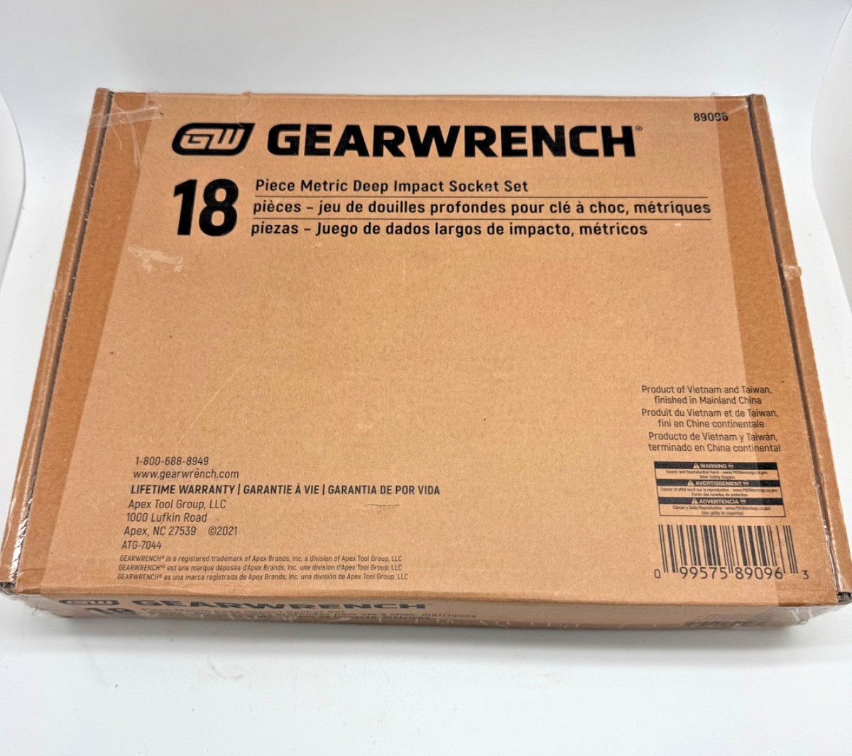 GEARWRENCH 18 Piece Metric Deep Impact Socket Set