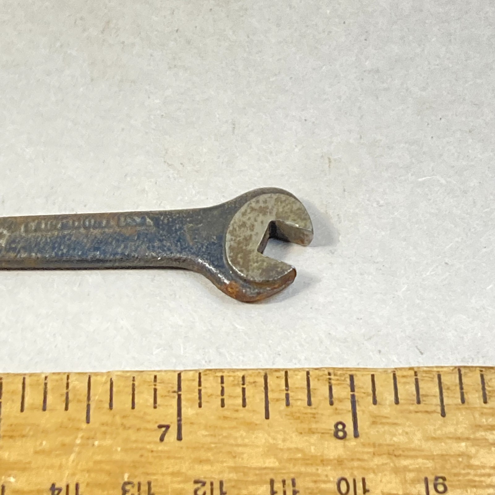 Vintage Fairmount 1/4″-3/16″ Wrench Engineer Square Nut Open End #523 USA