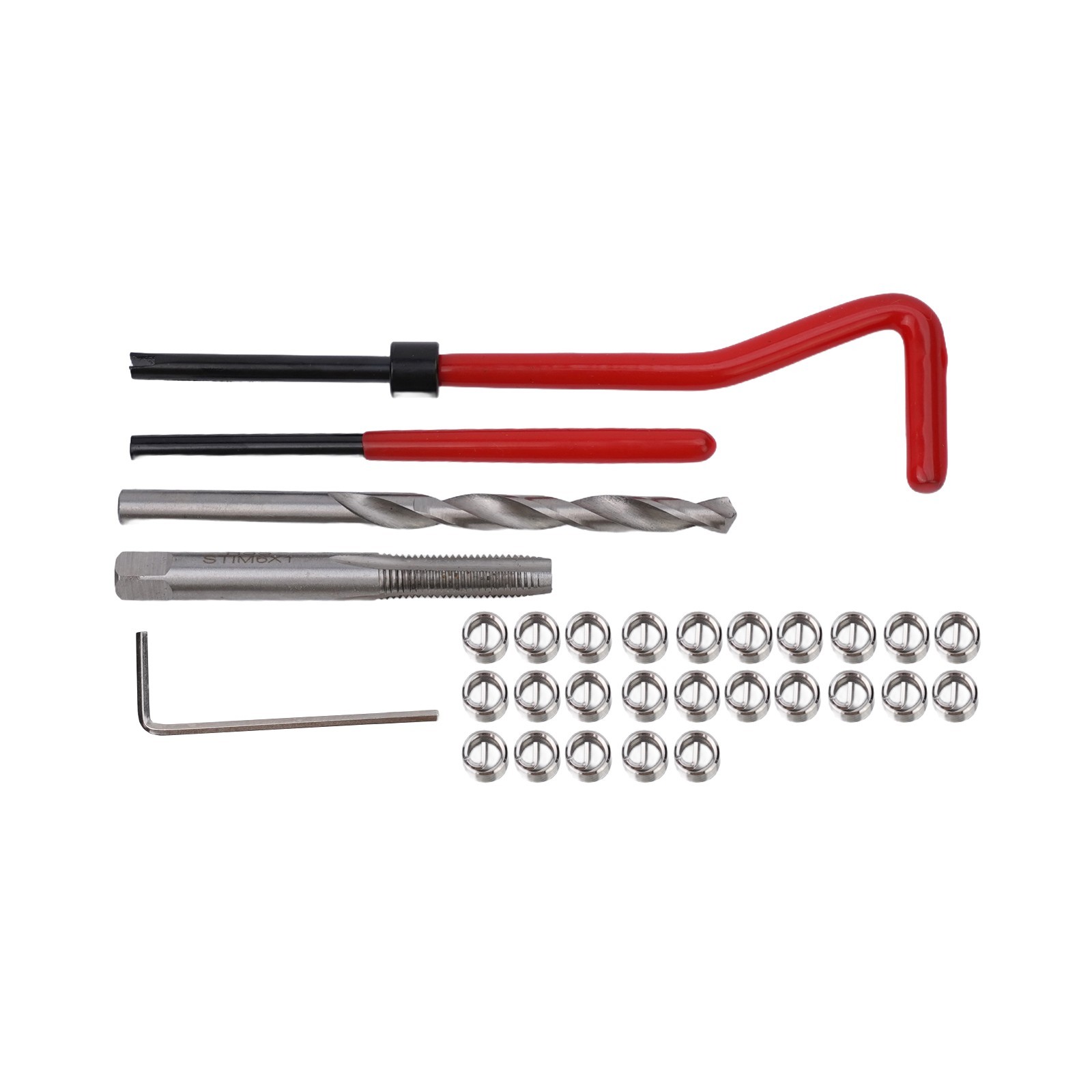 Aluminum And Any Metal Threads That Have Peeled Thread Repair Insert 30Pcs/Set