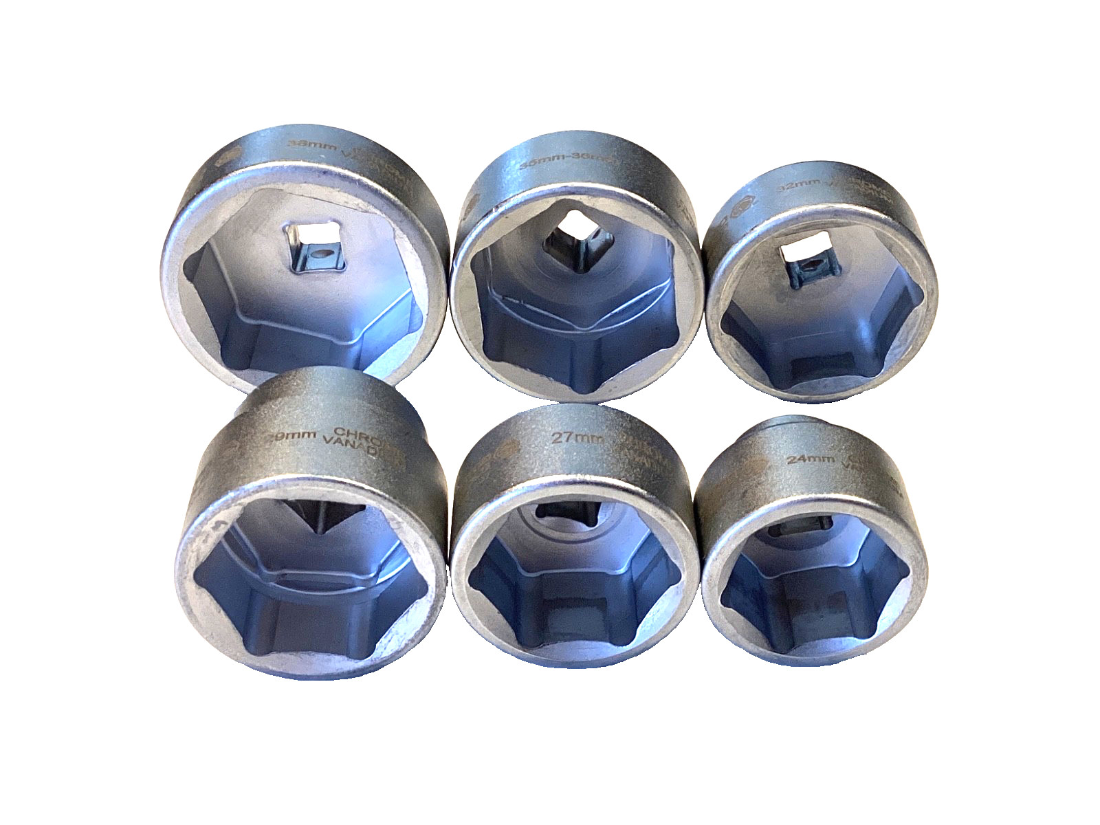Matco Tools 6 Piece Oil Filter Socket Wrench Set In Snap Latch Case OFSR60 NICE
