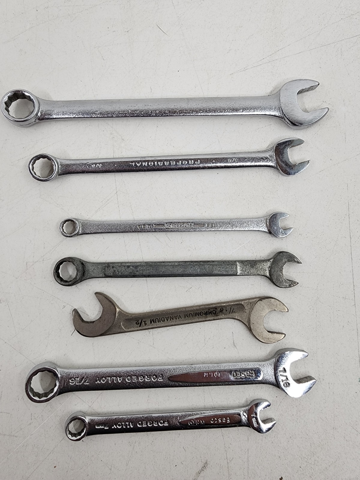 USA Made Wrenches Various Brands And Sizes Metric Standard Lot Of 13