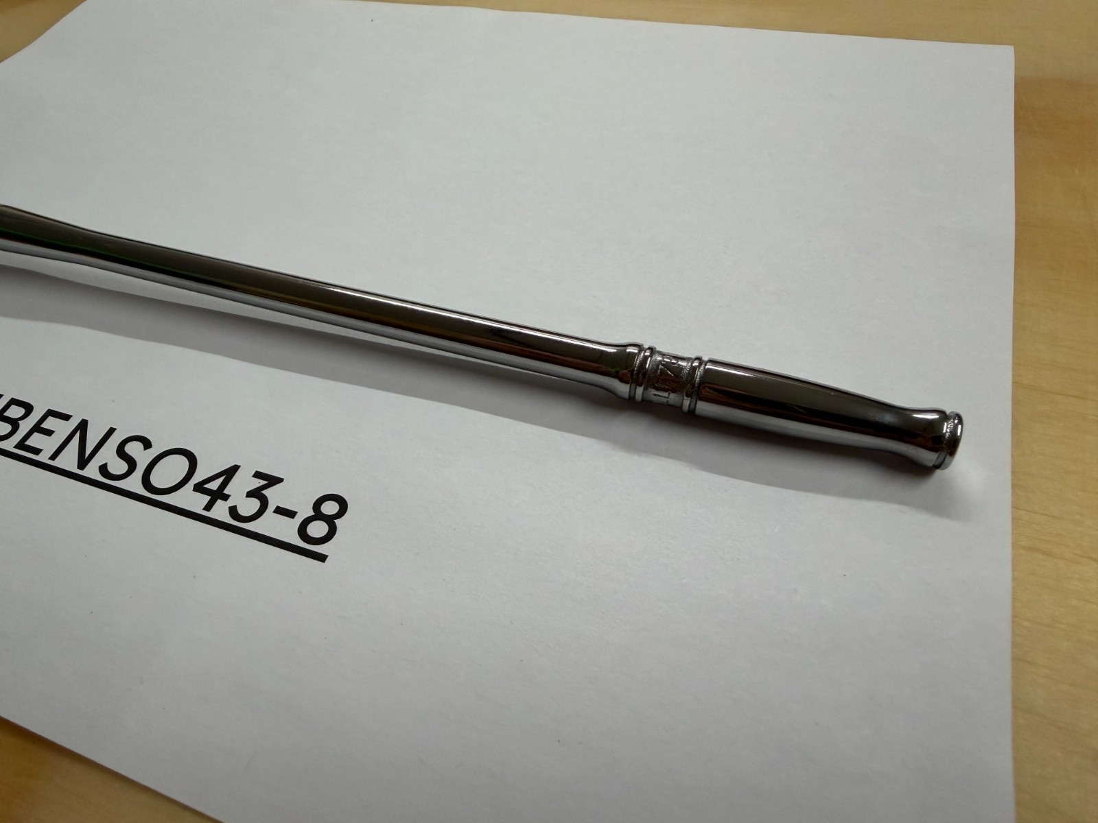 Snap-on Tools NEW 1/4″ Drive Chrome Extra-Long Handle Flex Head Ratchet TLLF72