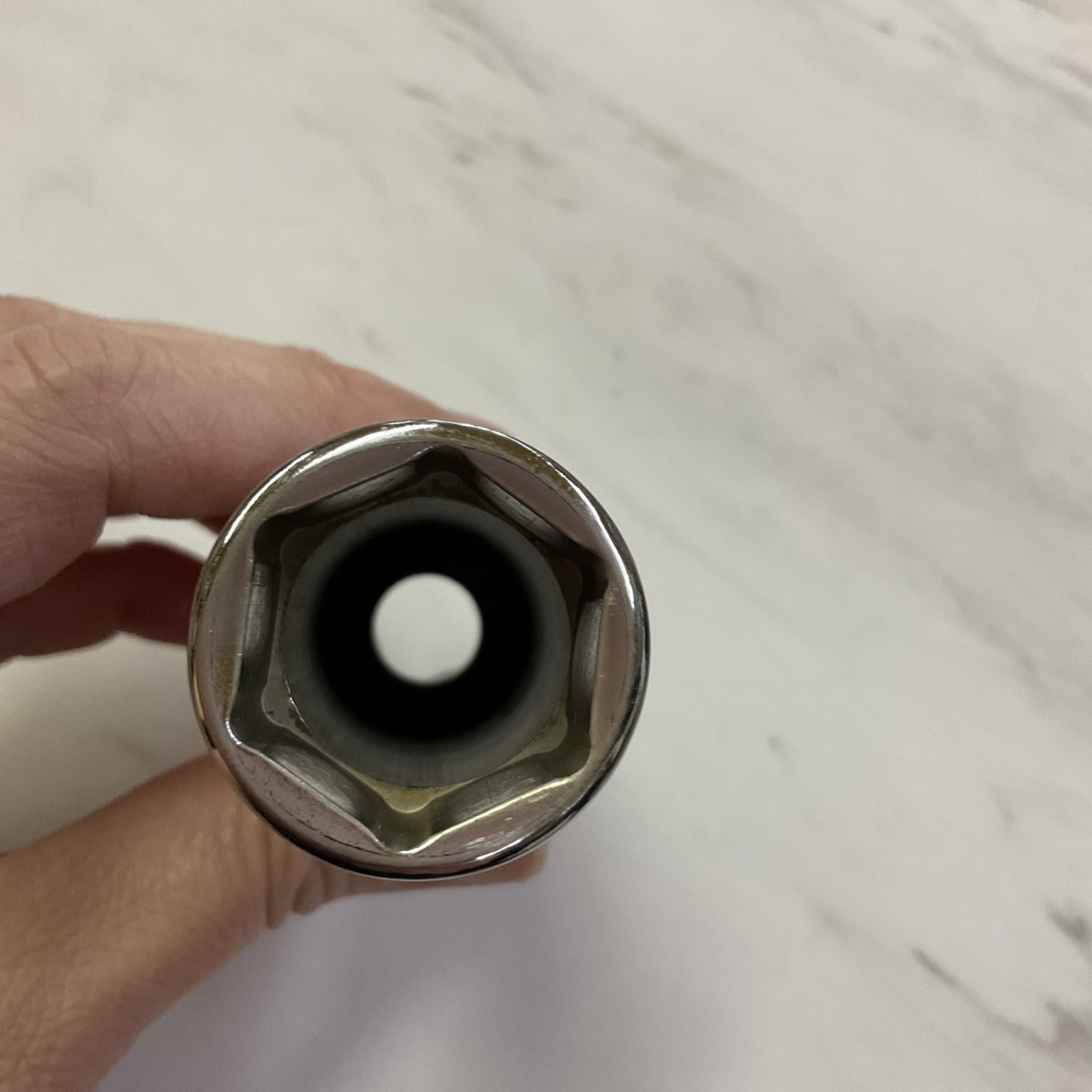 Snap on 1/2″ Drive 6-Point SAE 7/8″ Flank Drive Deep Socket TS281 VERY CLEAN