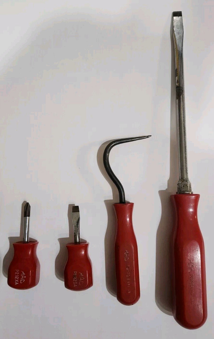 MAC TOOLS MISC LOT P212XA,PNR2SA,SW-70 A,PKRB8A