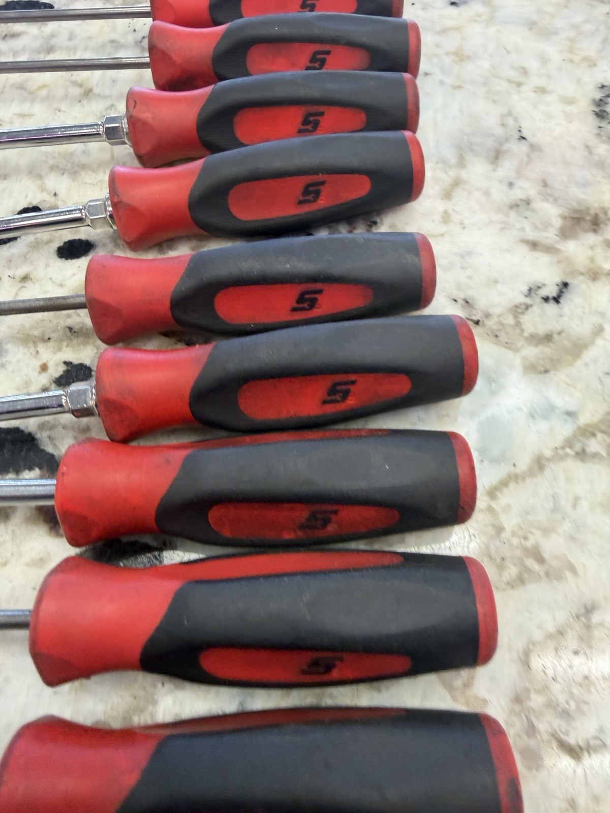 Snap On Pick Screwdriver Torx Set Red PAK562420 Pouch 12 Piece Set As Pictured..