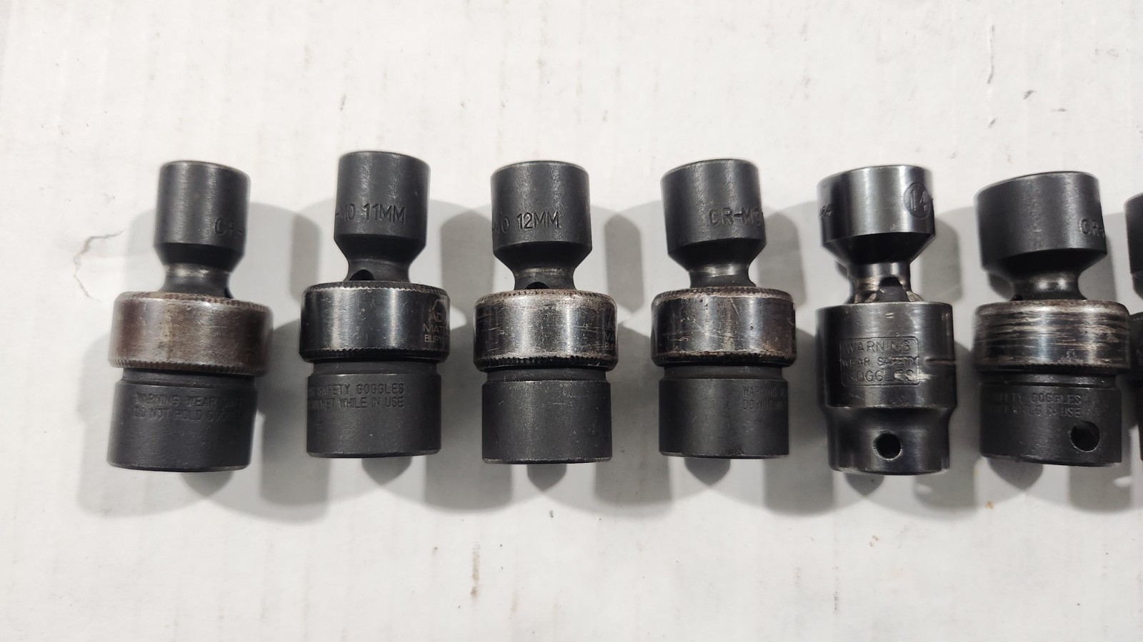Matco 10-19MM ADV 10 Pc. 3/8″ Metric 6 Point Swivel Universal IMPACT Socket Set