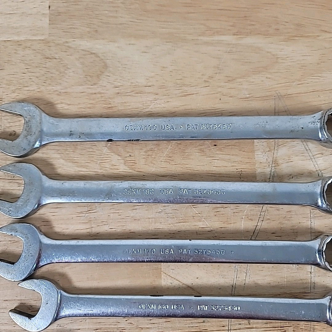 Snap-on Underline Metric Wrench OEXM 6,7,8,10,11,13,14,15,16,17,18,19mm 12 Pt