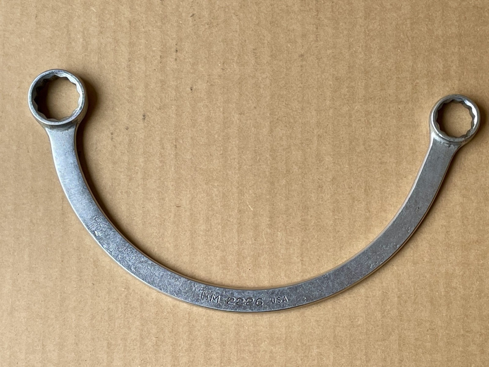MAC TOOLS HM2226 HALF MOON OBSTRUCTION WRENCH 11/16” 13/16” Made In USA