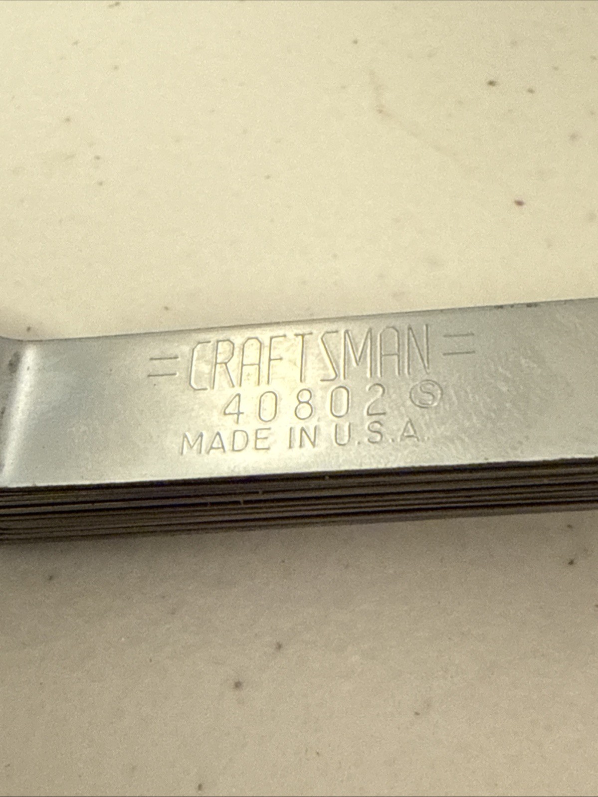 Sears Craftsman ~ 40802 ~ 26 Blade Master Offset Gauge Valve Clearance Tool