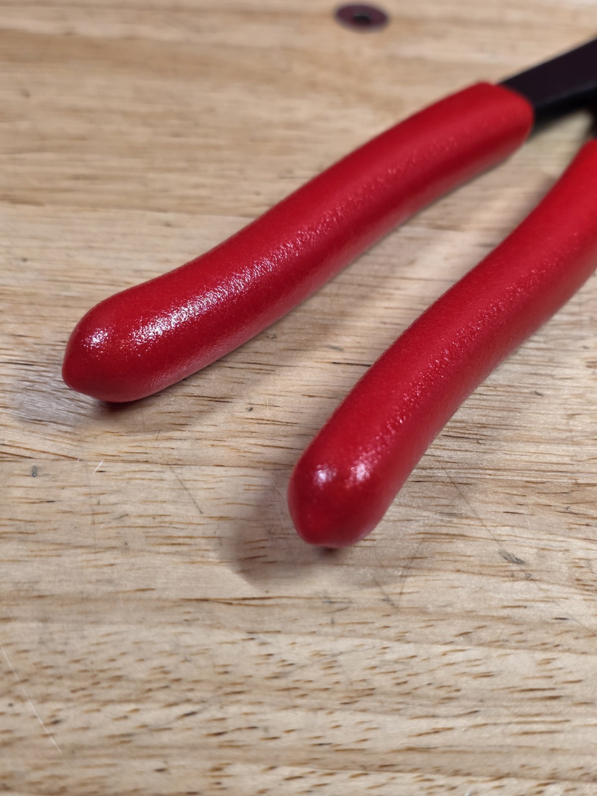 Snap-on Tools 208CCP RED Grip Angle Nose Battery Terminal Pliers LIGHTLY USED
