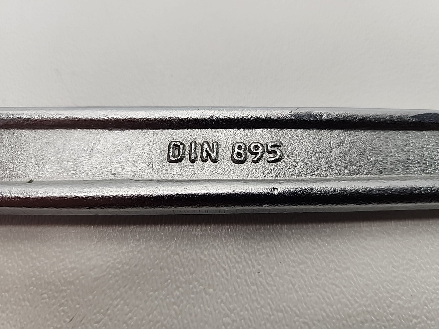 DIN 895 Metric Double Open End Wrench 27mm x 30mm Chrom-Vanadium Good Used Cond