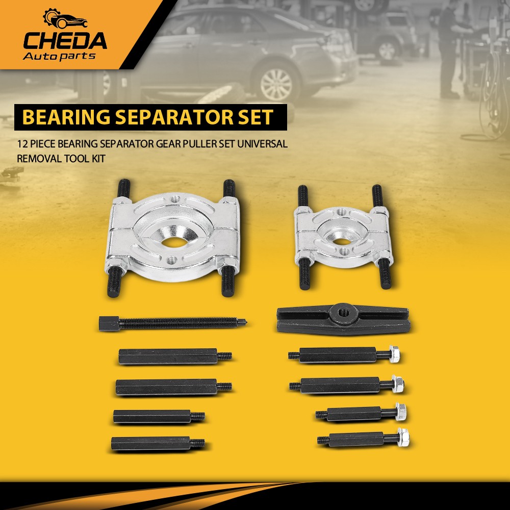 Bearing Separator Set 5-Ton Fly Wheel Separator With Gear Hub Puller Tool 12PCS