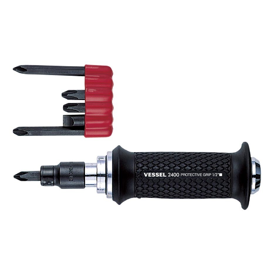 Vessel Manual Impact Driver Cushion Grip Handle 5/16″ Hex 1/2″ Drive 240001