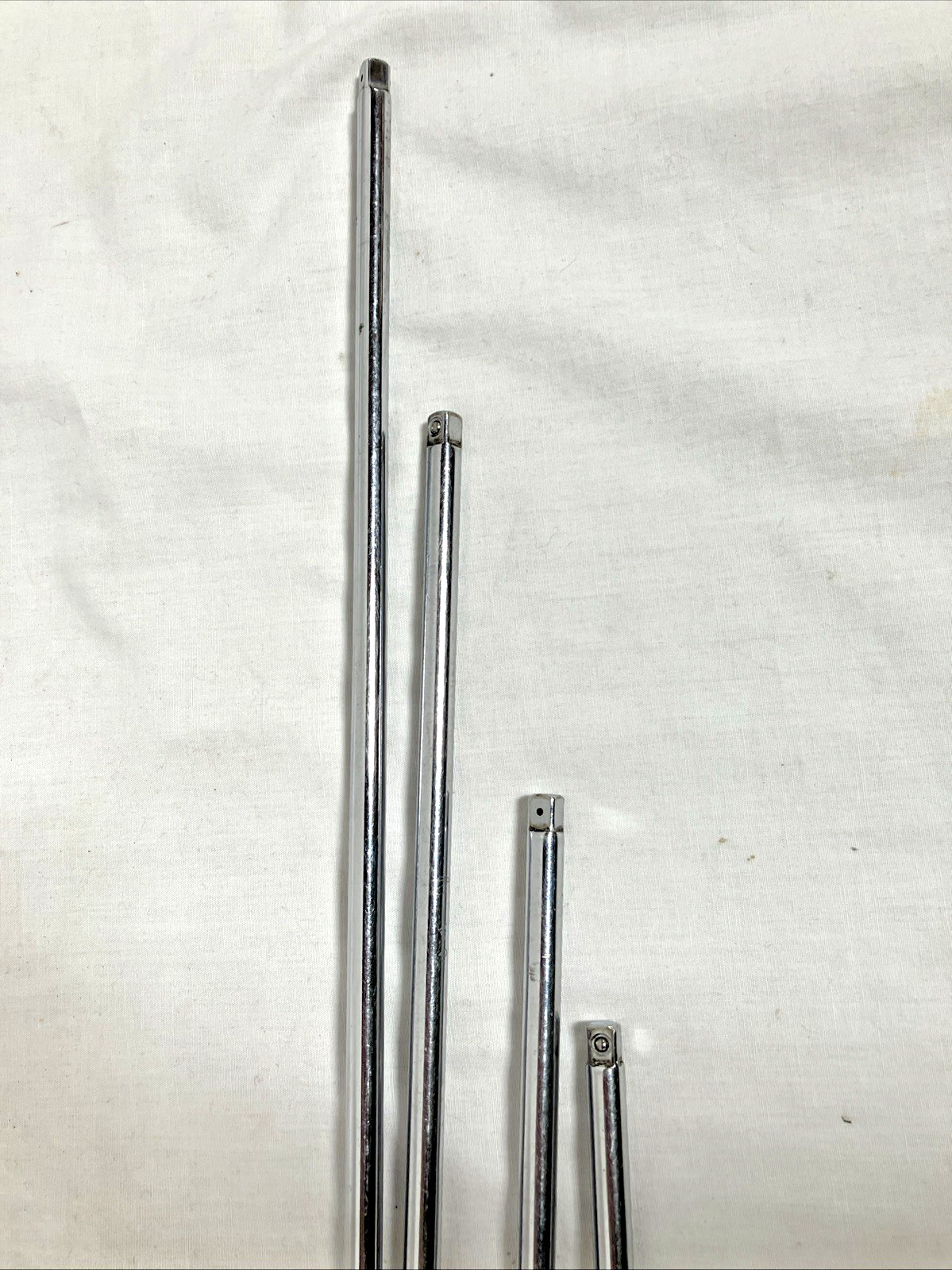 Snap On 1/4” Dr. Knurled Extension 5 Pcs Total 1” 4” 6” 10” 14”