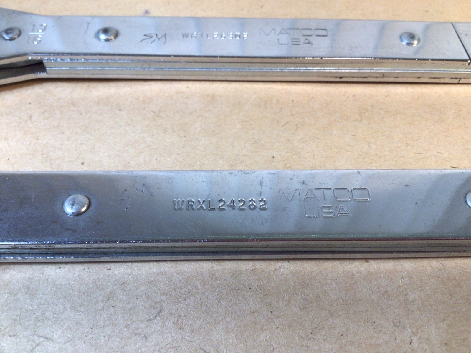 Matco 3/8” To 15/16” 12 Point Box Ratchet Wrench Set WRXL12142 To WRXL26302