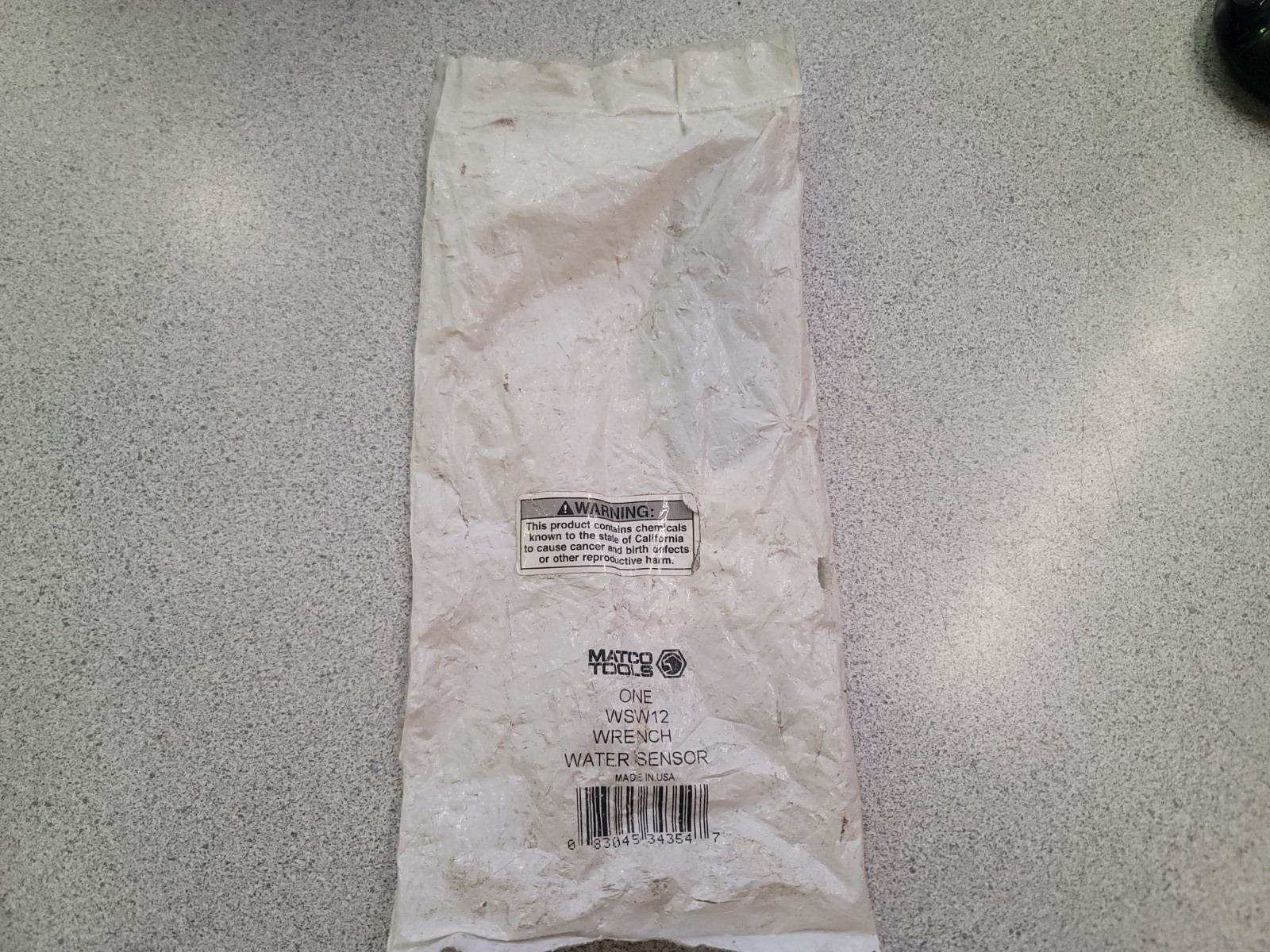 NEW SEALED MATCO TOOLS # WSW12 WATER SENSOR WRENCH – T7