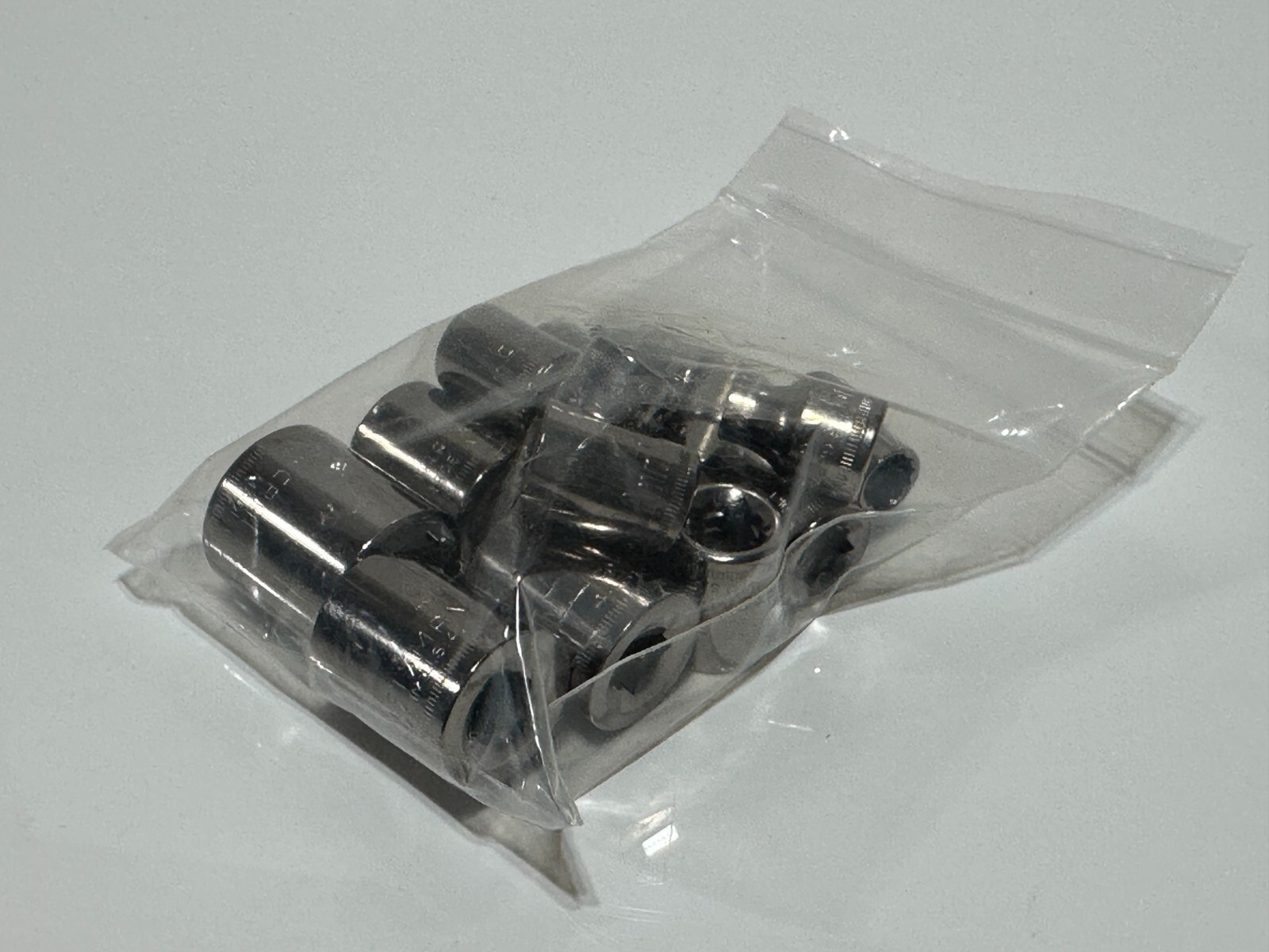 NOS Craftsman USA 15pc Metric 6mm to 21mm Shallow Socket Set – 3/8″ Drive, 12 PT
