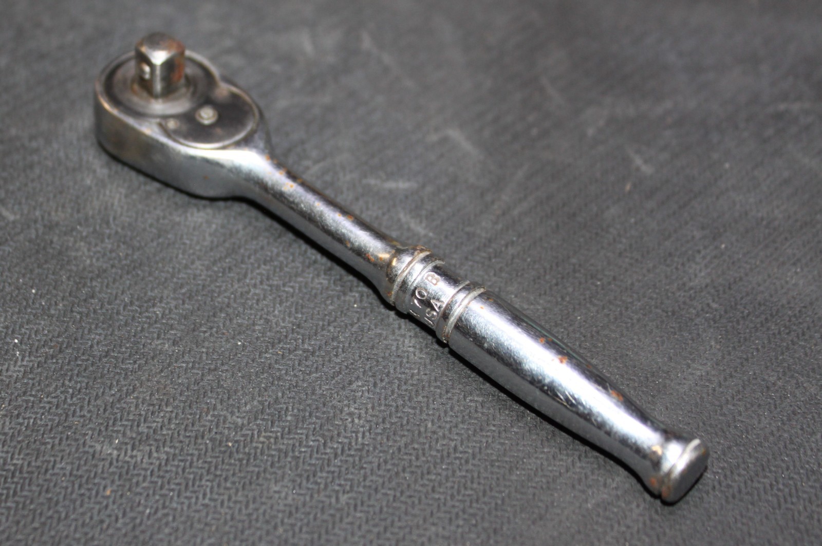 SNAP ON TM70B 1/4″ DRIVE STUBBY RATCHET4.25″ LONG CHROME USA