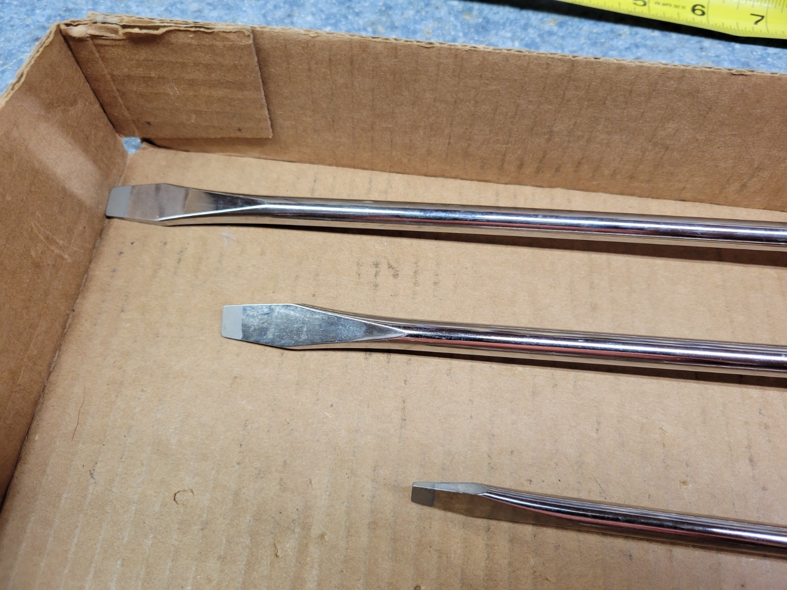 Snap-On USA 6-Piece Red / Gray Hard Handle Screwdriver Set /Lot
