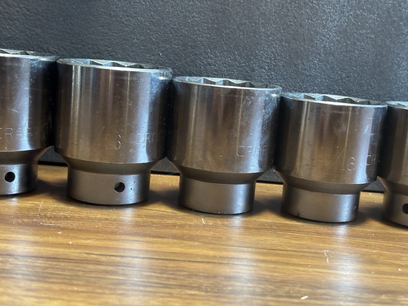 Sears Craftsman Industrial USA 31pc 3/4” Drive Socket Set & Steel Tool Box