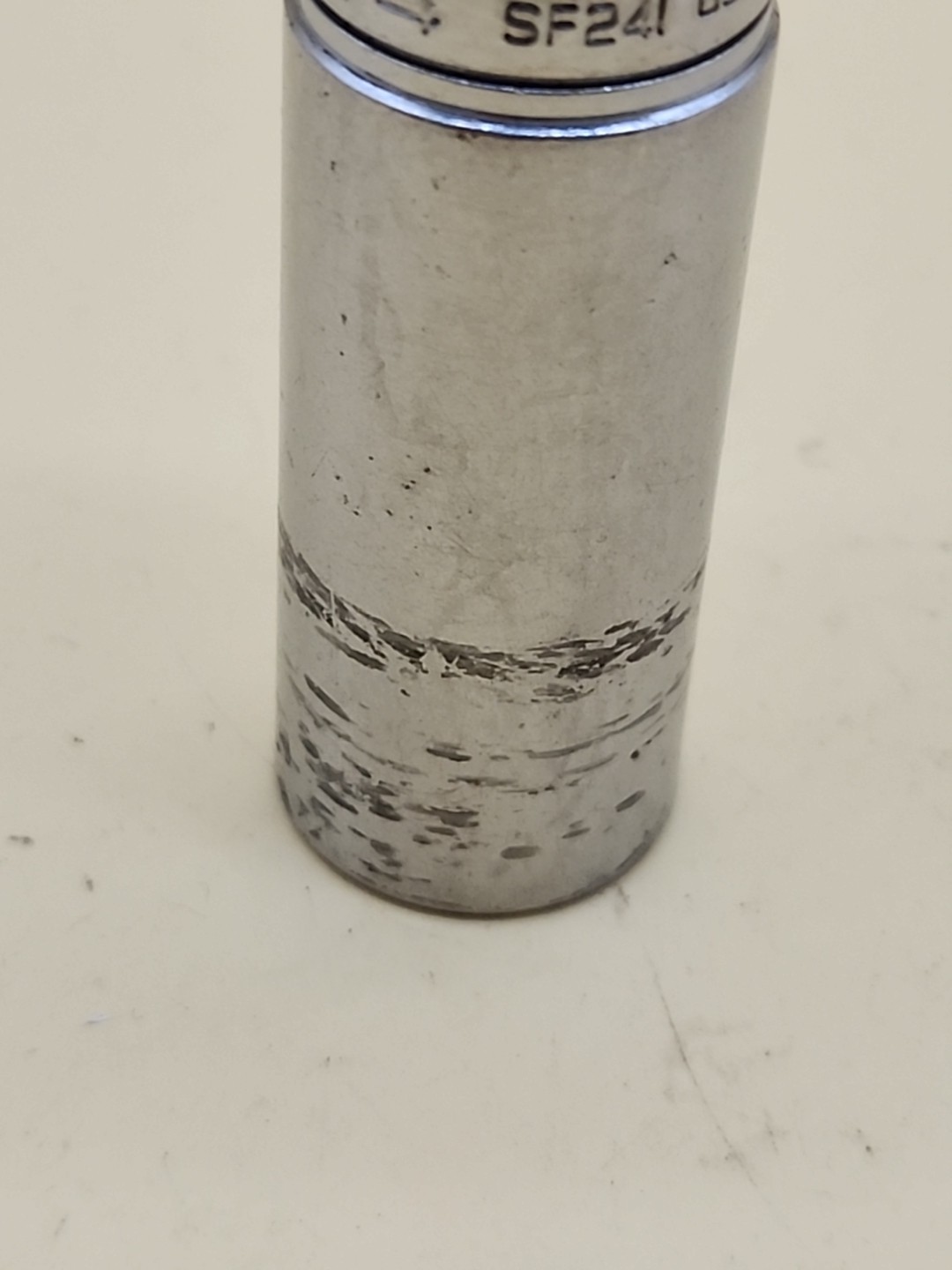 Snap-on Tools 3/8″ Drive 3/4″ 12PT SAE Deep Chrome Socket SF241 USA