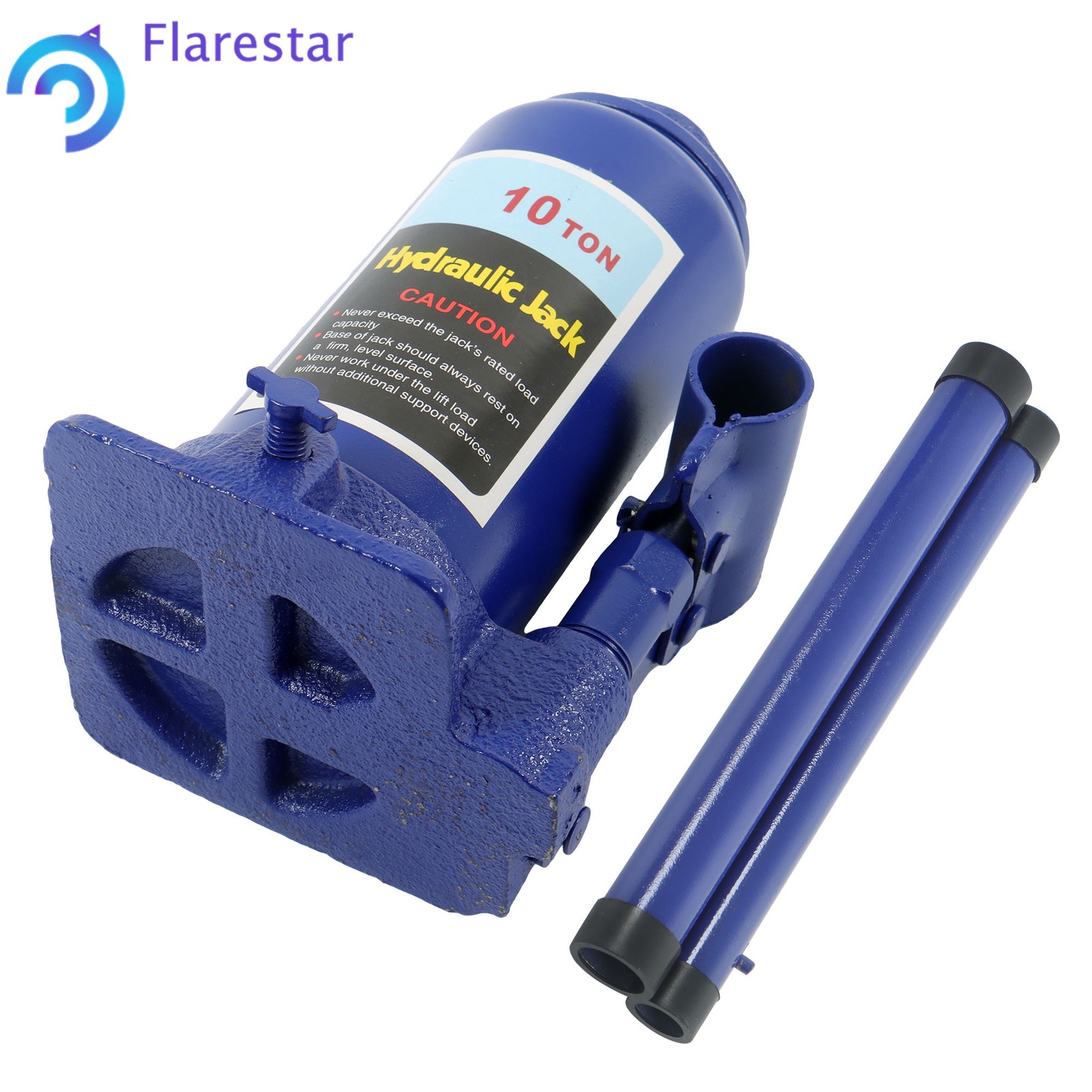 10 Ton (20,000 LBs) Welded Hydraulic Car Bottle Jack Blue for Auto Repair Lift