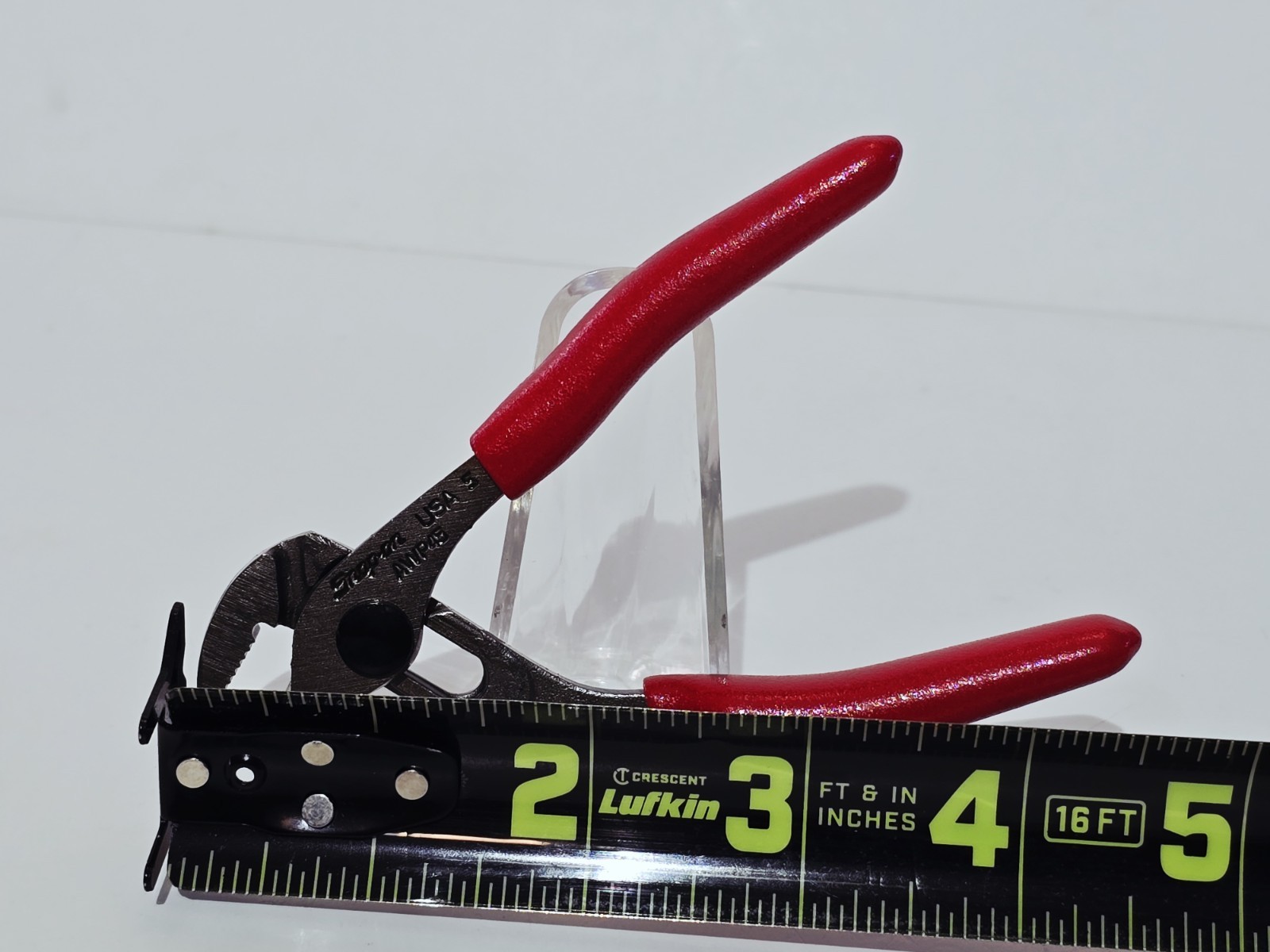Snap-on Tools USA NEW RED 5″ Adjustable Adjustable Joint Channel Pliers AWP45