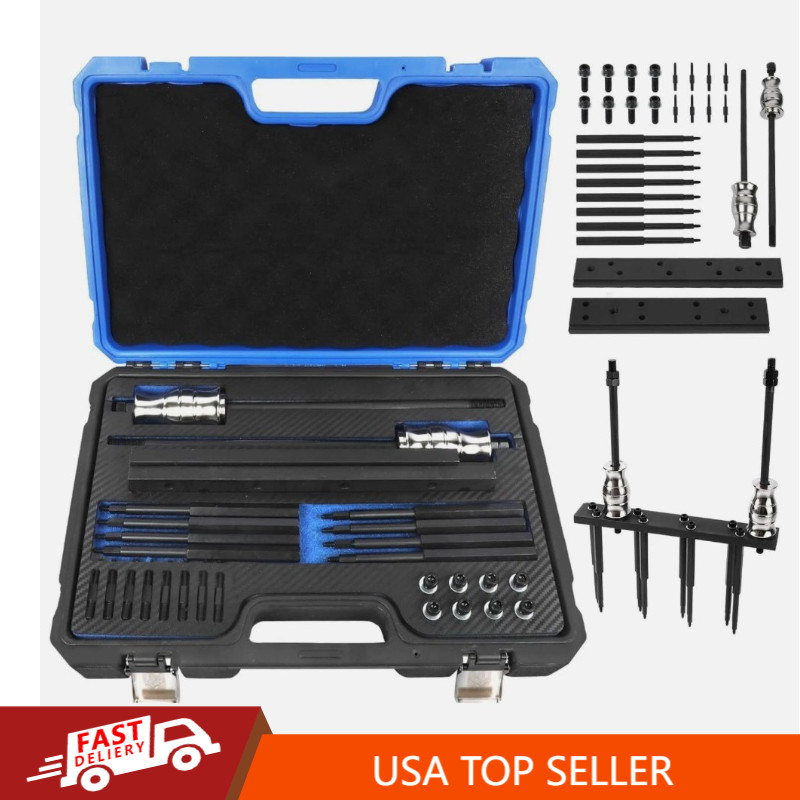 Fuel Injector Rail Assembly Replacer Master Tool Kit w/Box For EN-51146 GM51146