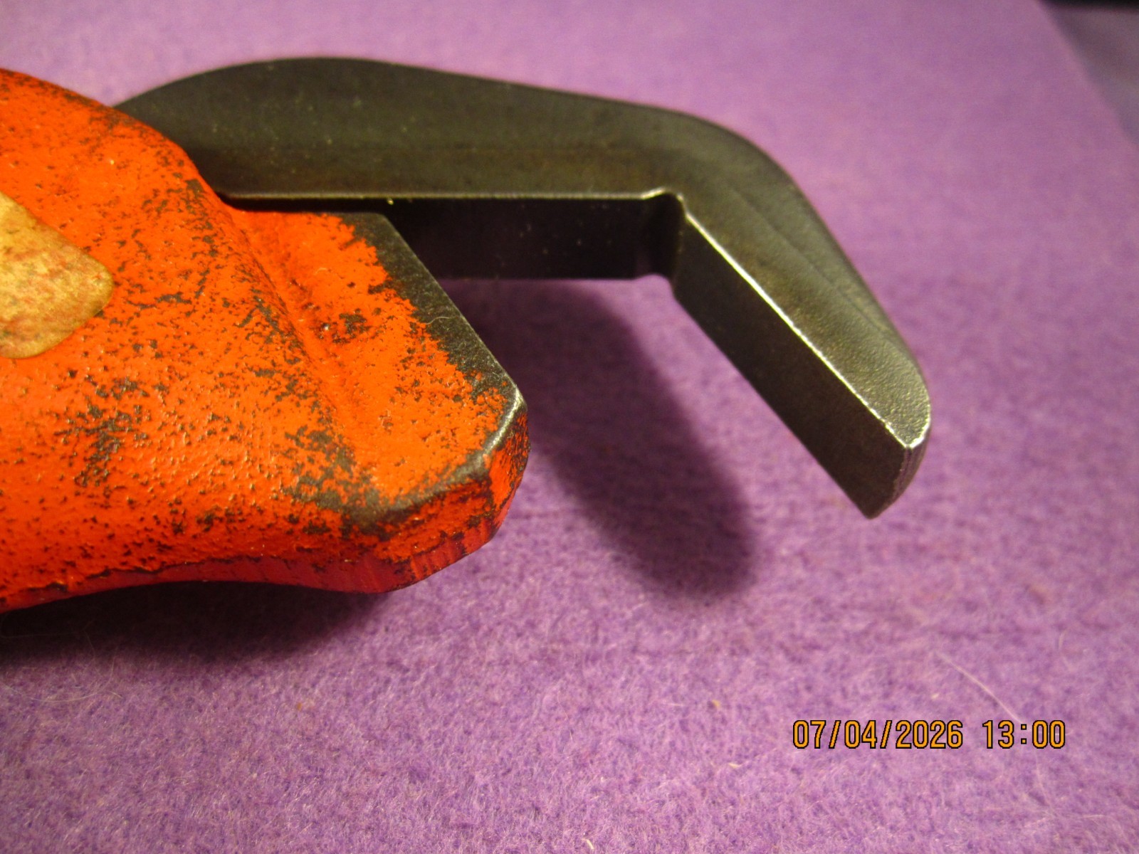 Ridgid Model E-110 Offset Hex Smooth Jaw Pipe Wrench, 10 3/4 Long 2 1/2 Jaw USA