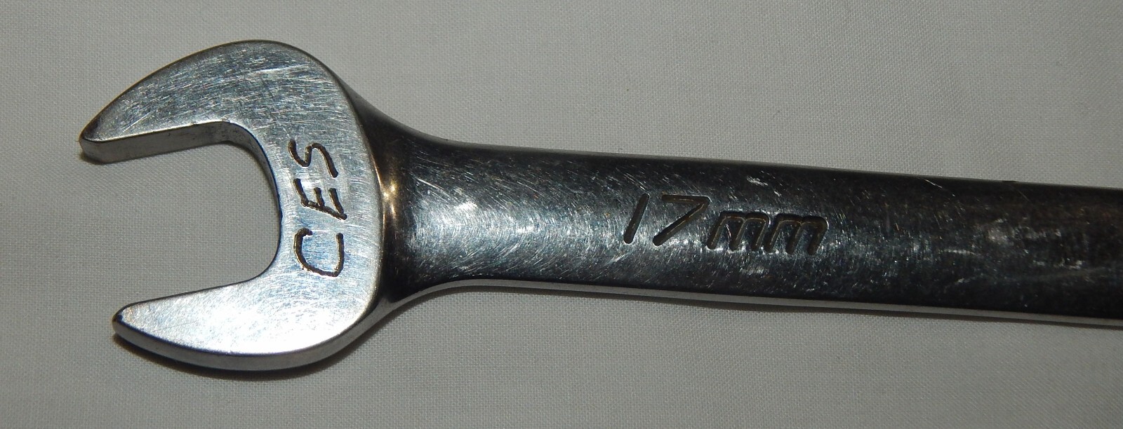 Snap-On OEXM170B 17mm 12 Point chrome Metric Combination Wrench Snap On box end