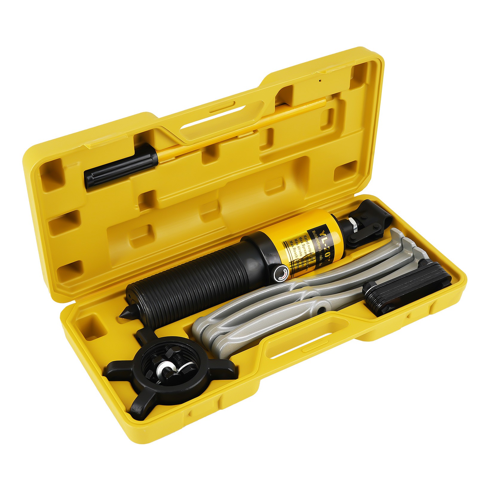Hydraulic Gear Puller Set Separator Tool 20 Ton W/ Hydraulic Cylinder Handle Kit