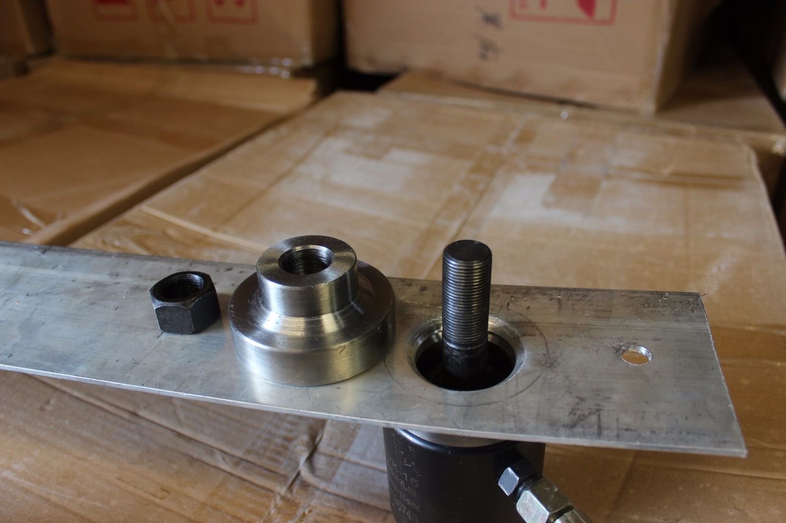 2 Pcs RADIUS shape Dimple die 80mm shaft, 3-1/4″