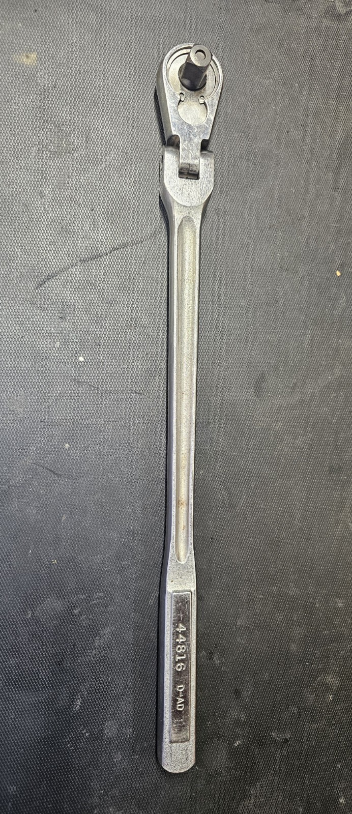Vintage CRAFTSMAN 44816 D-AD Flex Head Ratchet 1/2″ Drive Long Handle