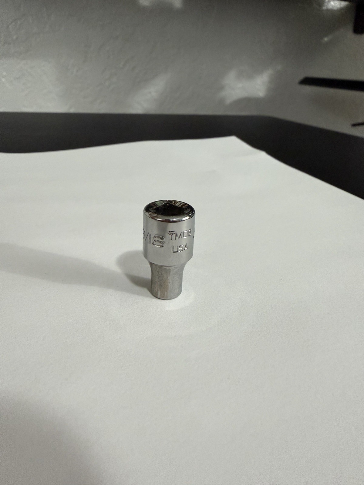 Snap On 3/16″ Shallow Socket 1/4″ Drive 12 Point TMD6 USA