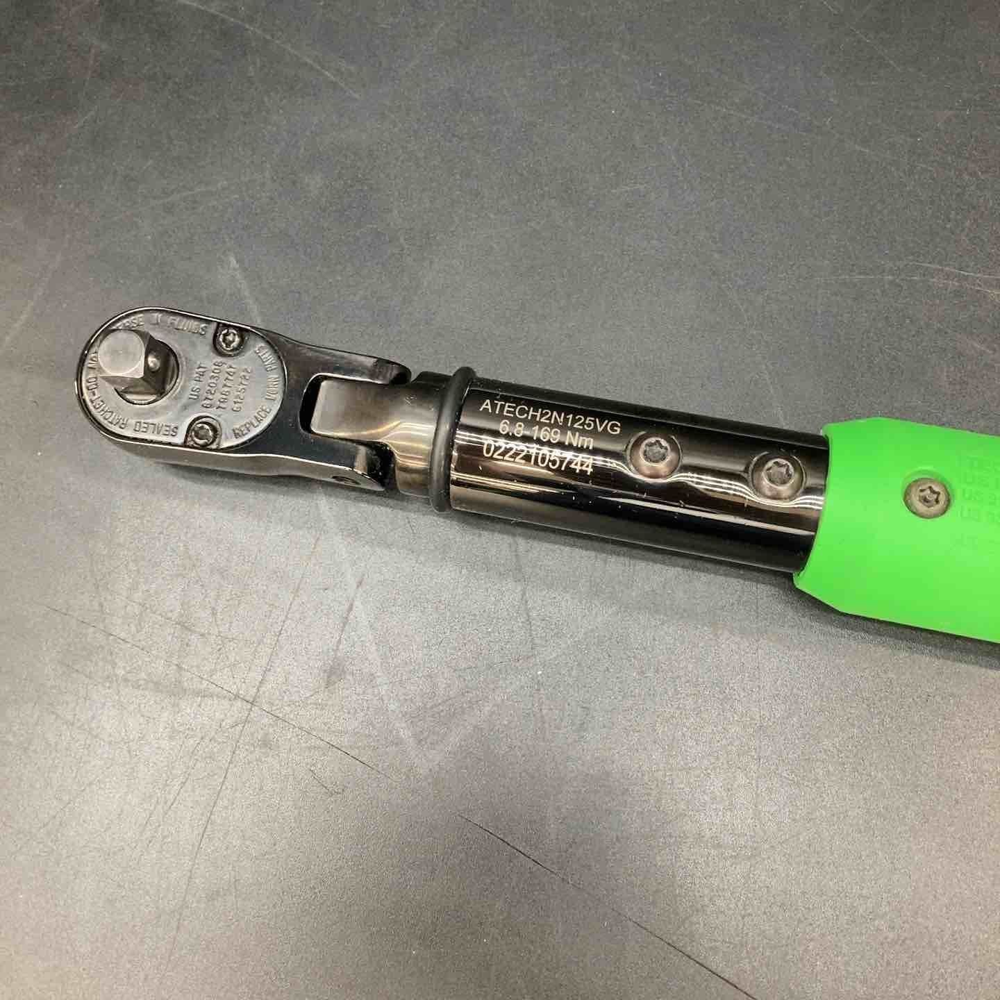 Snap-on 3/8″ Digital Torque Wrench ATECH2N125VG -TESTED EXCELLENT